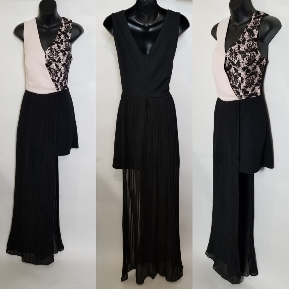 Sheer Maxi Overlay Romper